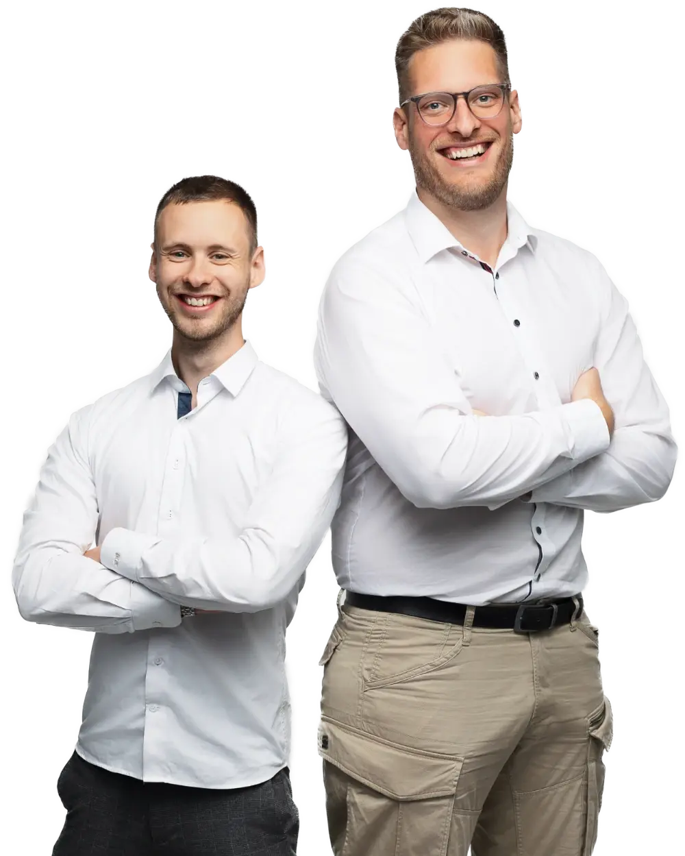 Portrait von zwei Männern